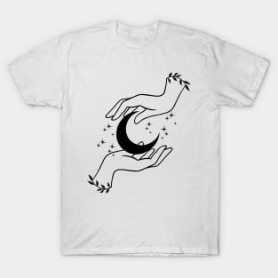 Moon Halloween Art T-Shirt